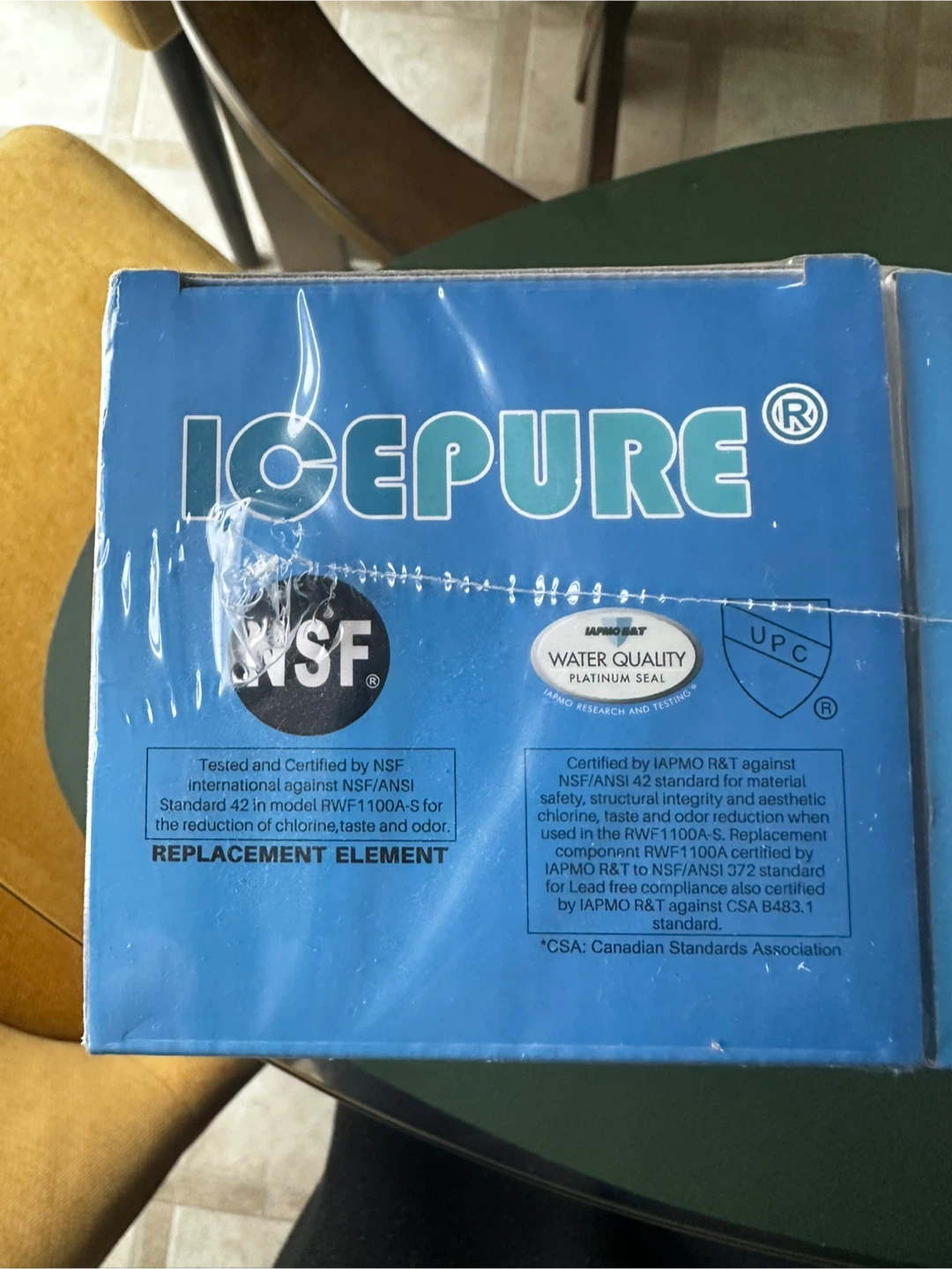 ICEPURE Refrigerator Water Filter RWF1100A Replacement - photo 4