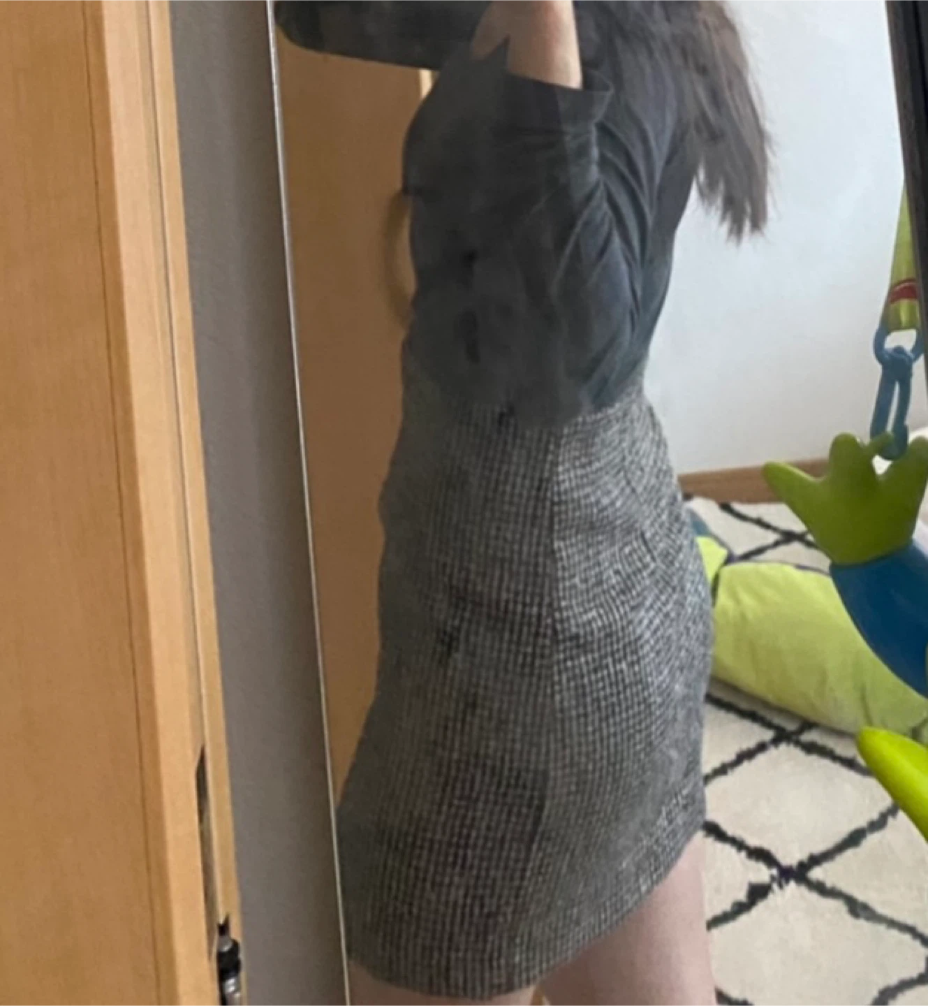 Houndstooth Mini Skirt - photo 2