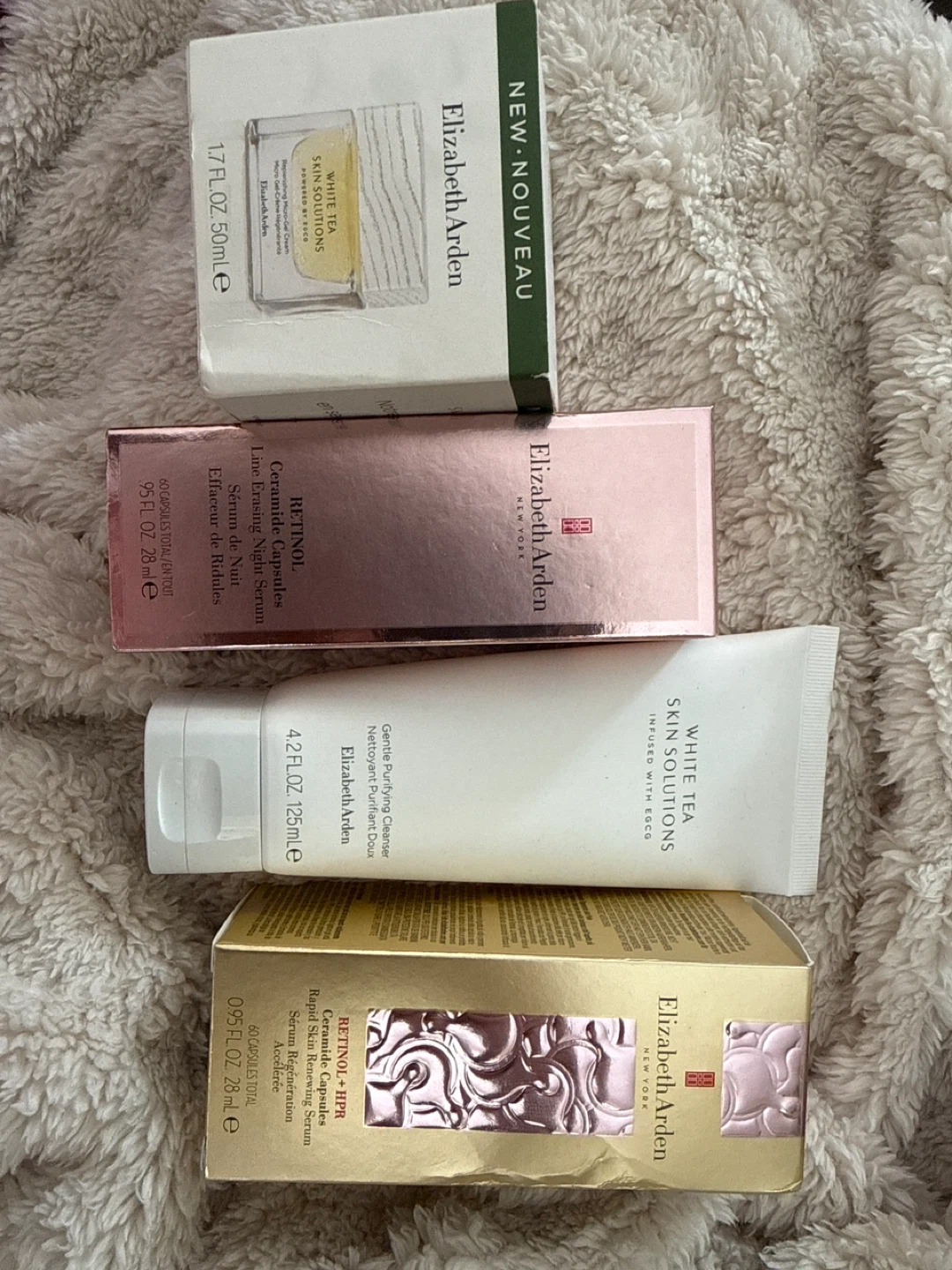 Elizabeth Arden Skincare Lot, complete routine