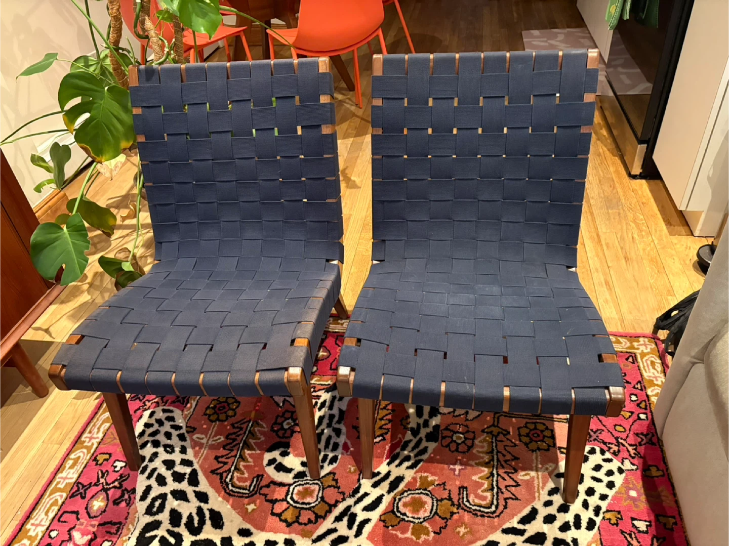 Knoll Risom Lounge Chair - Navy - photo 3