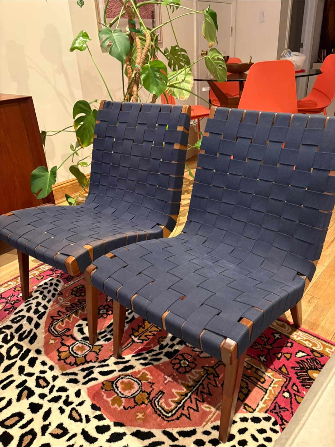 Knoll Risom Lounge Chair - Navy - photo 2