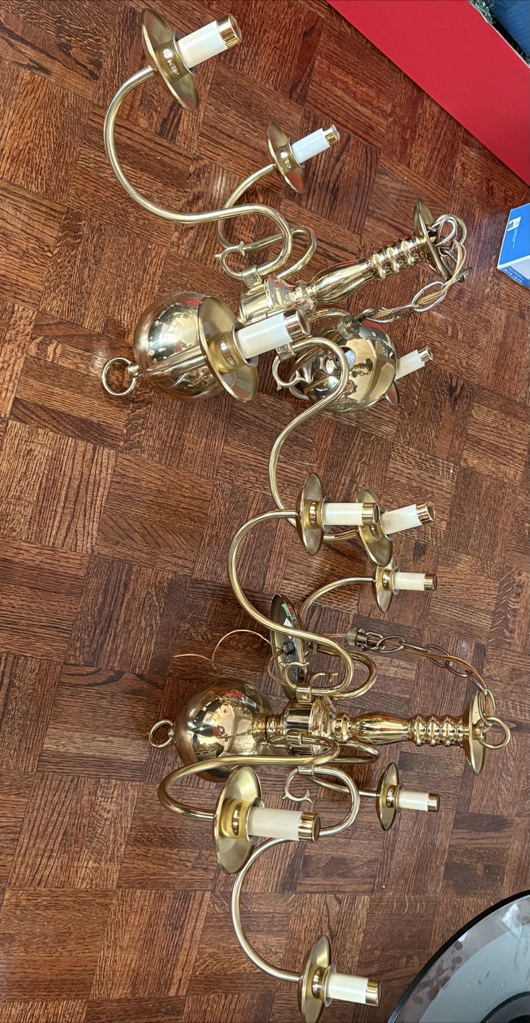 Brass Chandeliers - photo 2