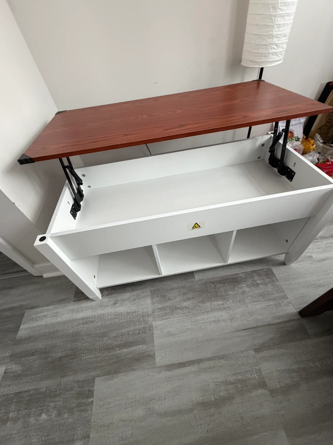 Lift Top Coffee Table with Storage - photo 3