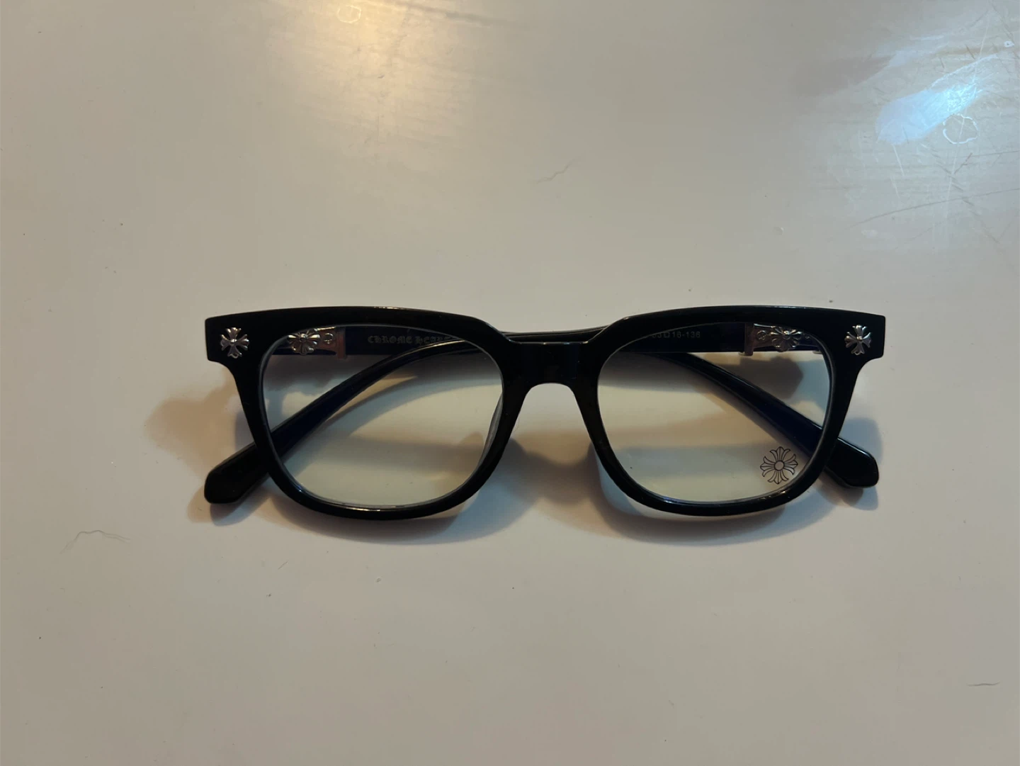 Chrome Hearts Glasses with Case and Cleaning Cloth
