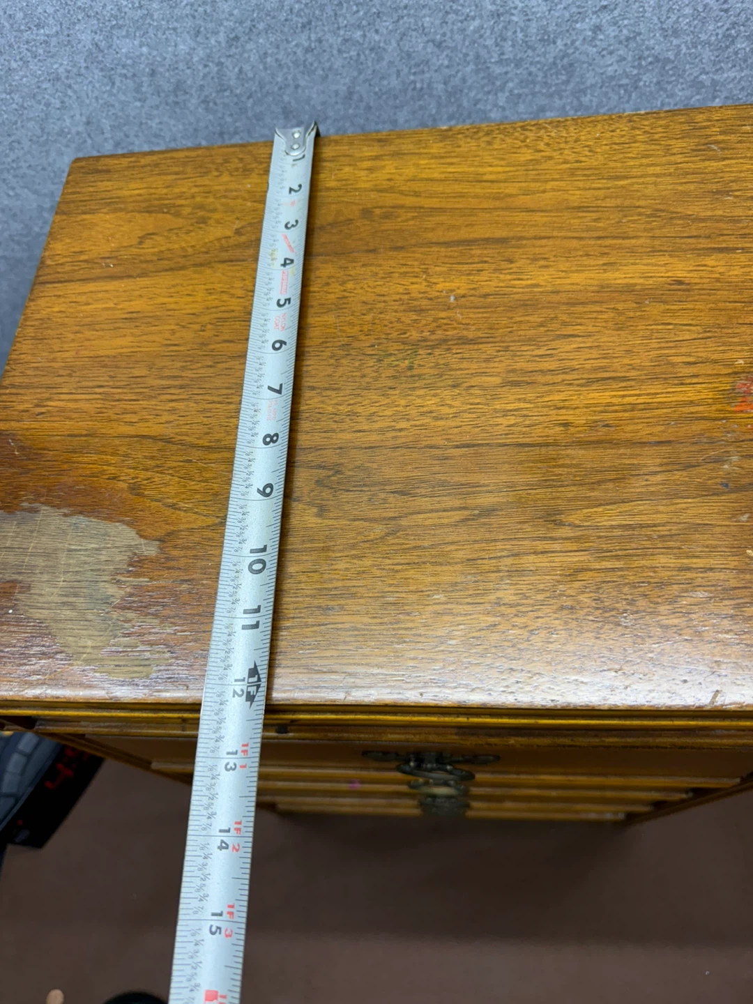 Vintage Sewing Cabinet Craft Storage Organizer With Drawers - photo 5