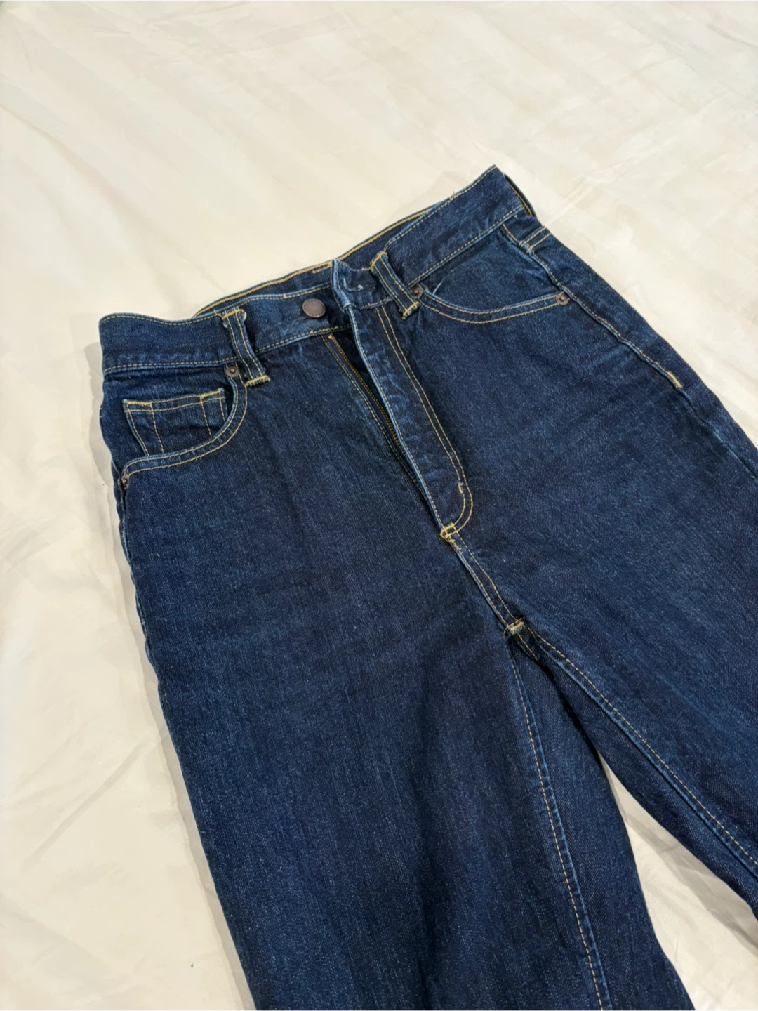 Dark Wash Denim Jeans - photo 2