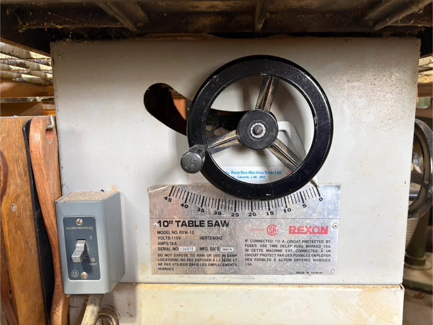 Table Saw 10” Rockwell Beaver - photo 4
