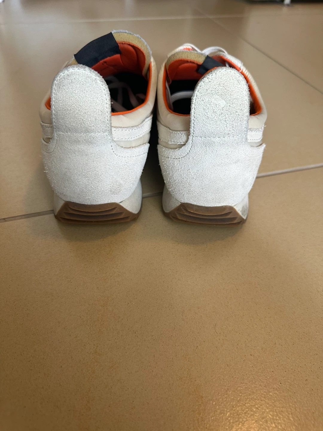 Rag & Bone White & Orange Retro Sneakers - photo 4