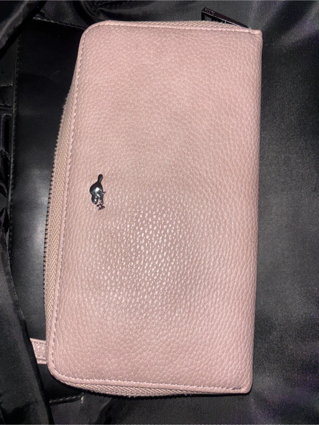 Pink Roots Leather Wristlet Wallet - photo 3