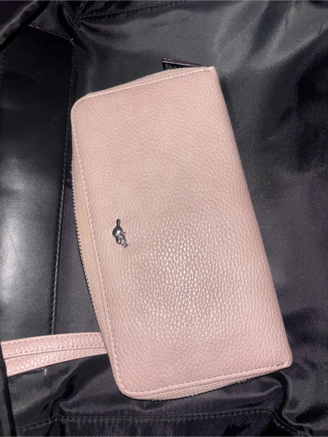 Pink Roots Leather Wristlet Wallet - photo 5