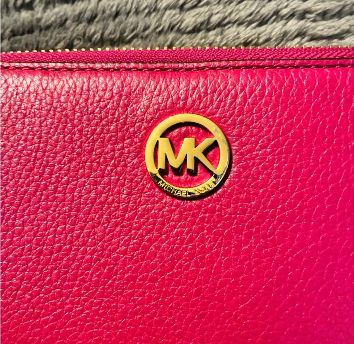 Michael Kors Pink Leather Wristlet Wallet