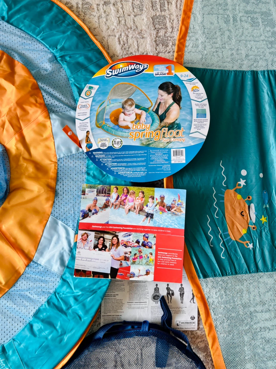 NEW - SwimWays Baby Spring Float Sun Canopy - photo 2