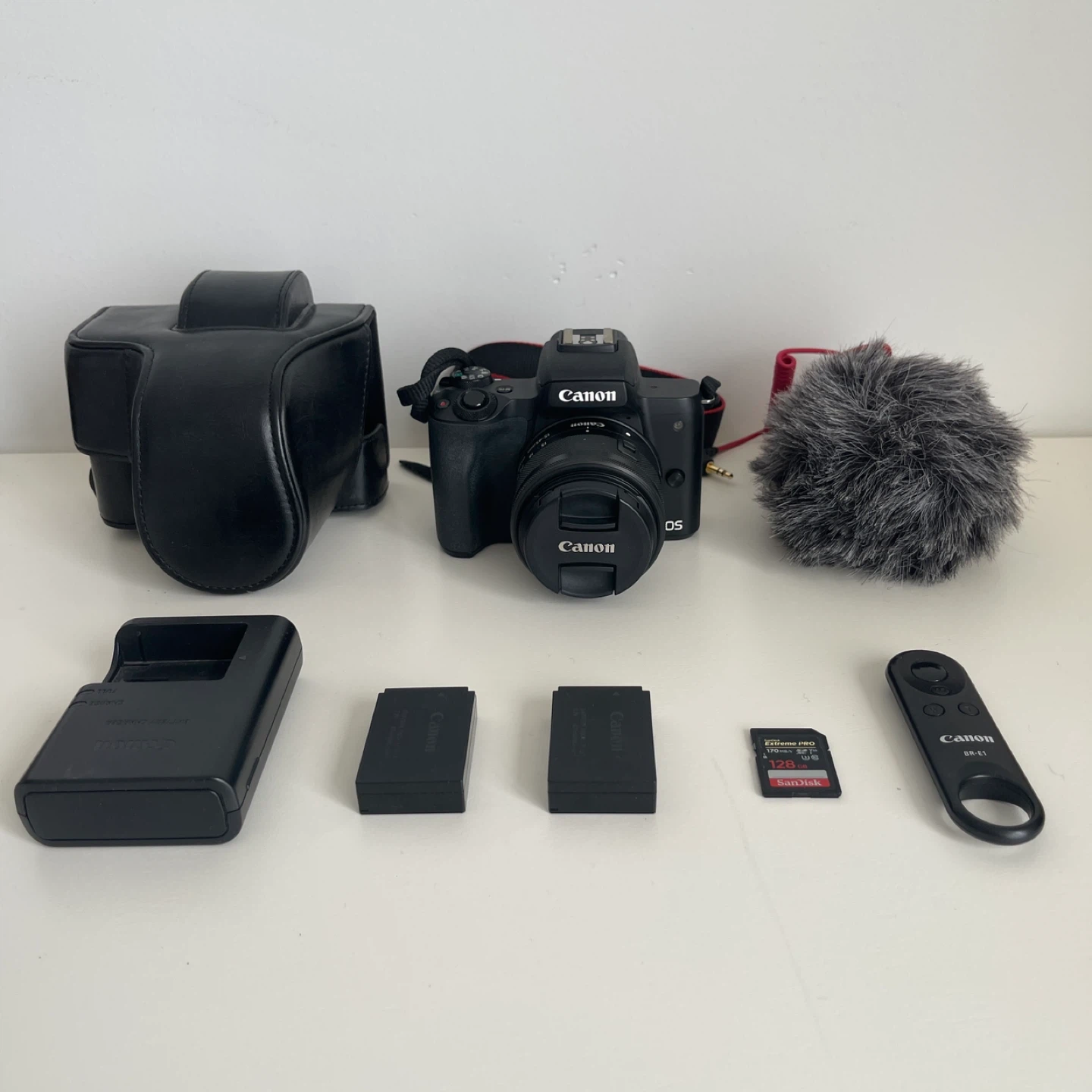 Canon EOS M50 Mirrorless Camera + Accessories