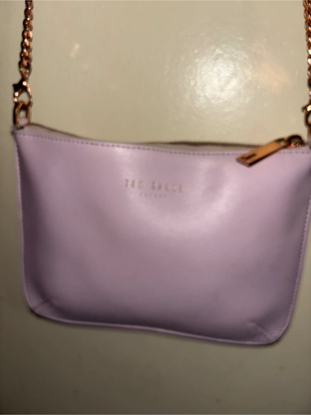 Ted Baker London Lavender Leather Clutch Bag - photo 4