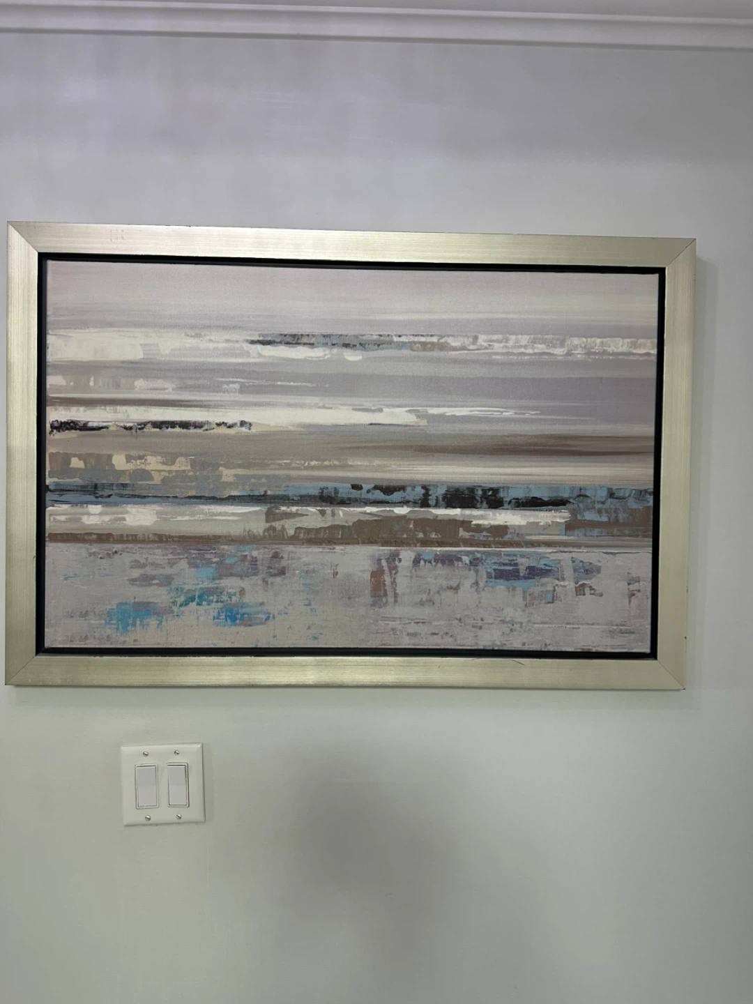 Framed Abstract Landscape Wall Art - photo 2