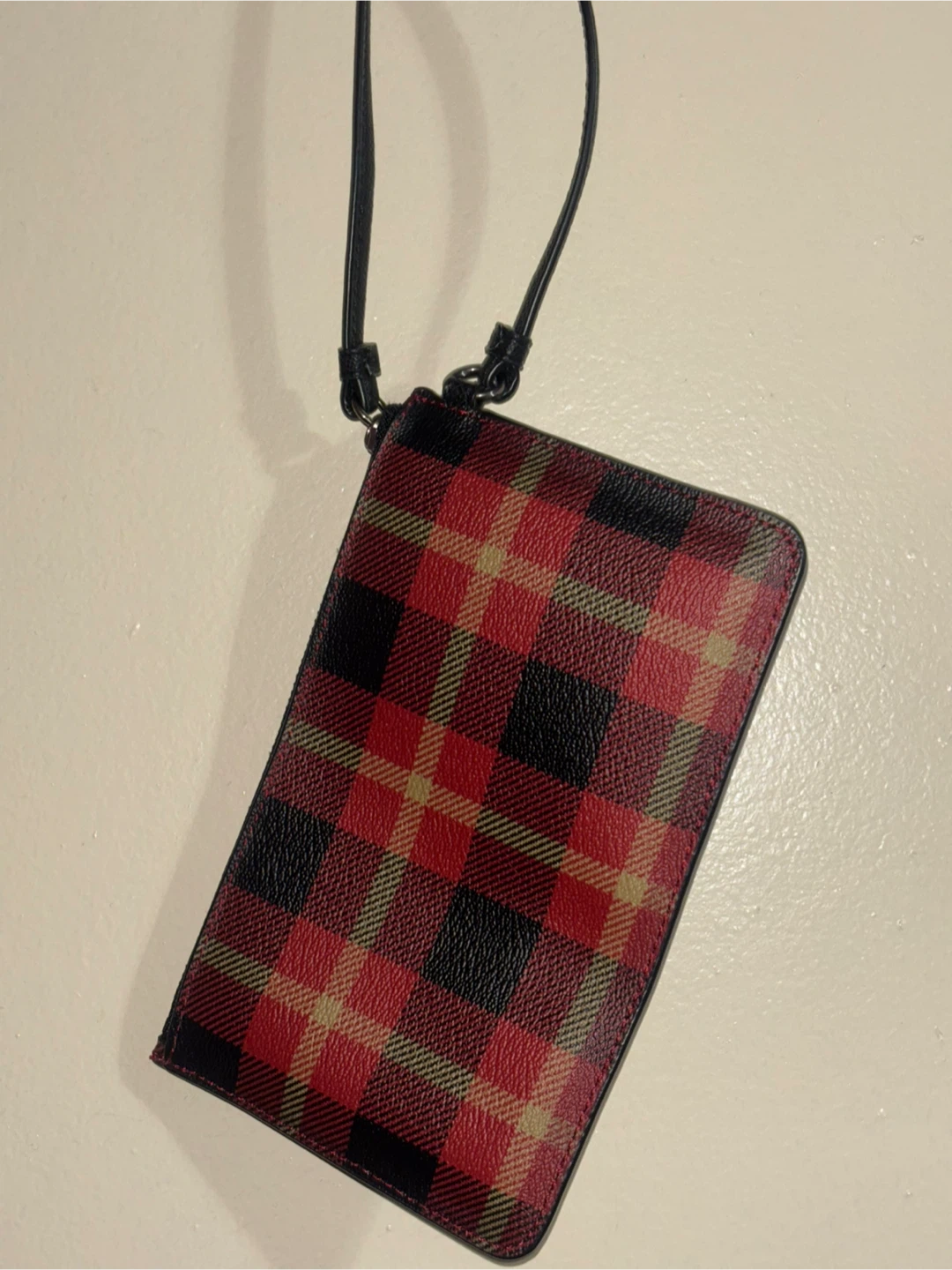 Coach Wristlet - Novelty Plaid Tartan Print - photo 3