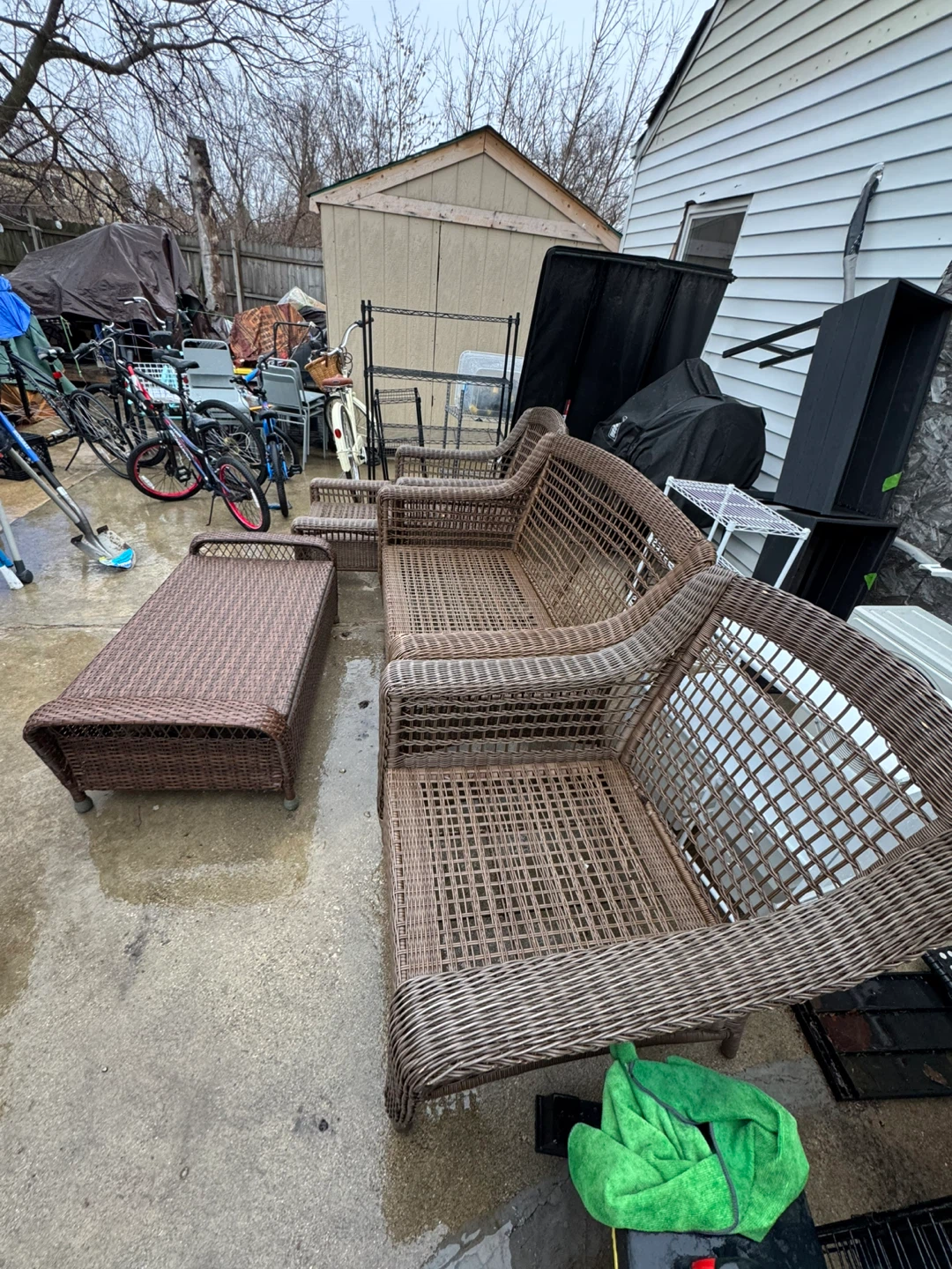Hampton Bay Wicker Patio Furniture Set - photo 3