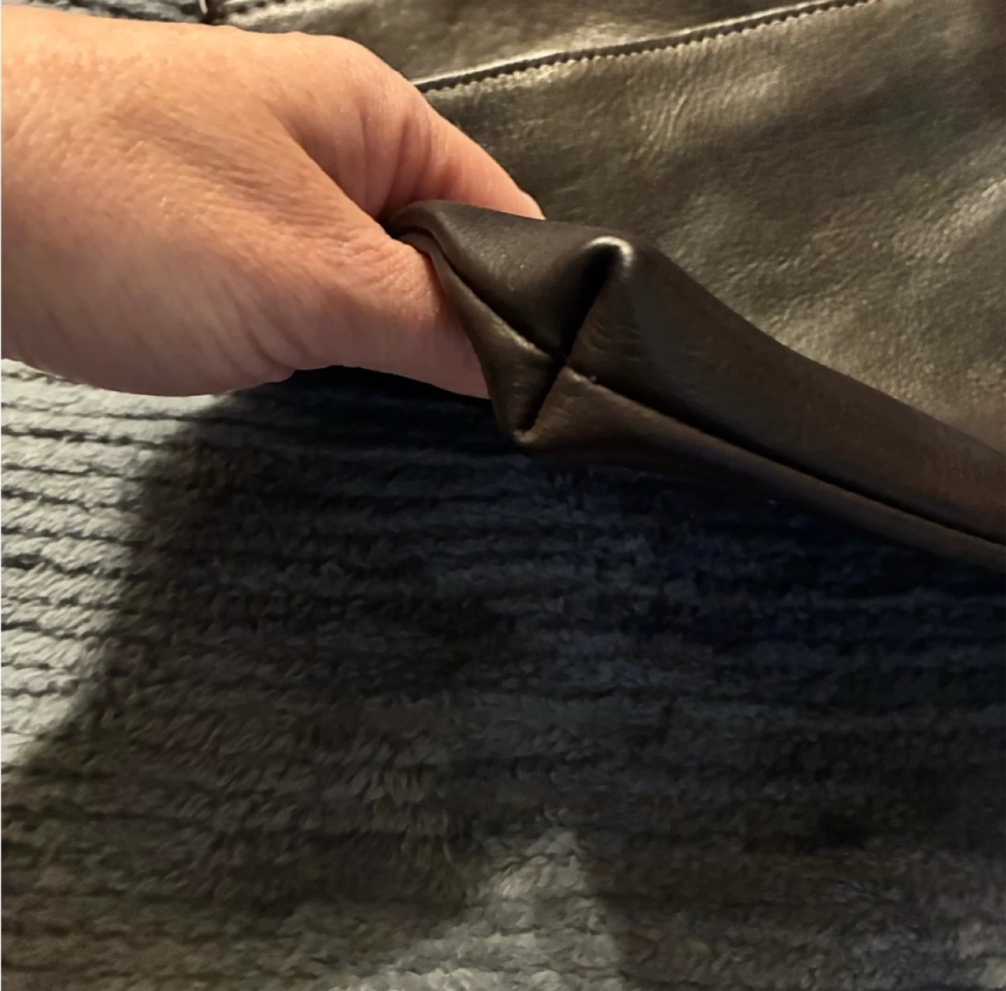 Le Donne Brown Leather Crossbody Bag