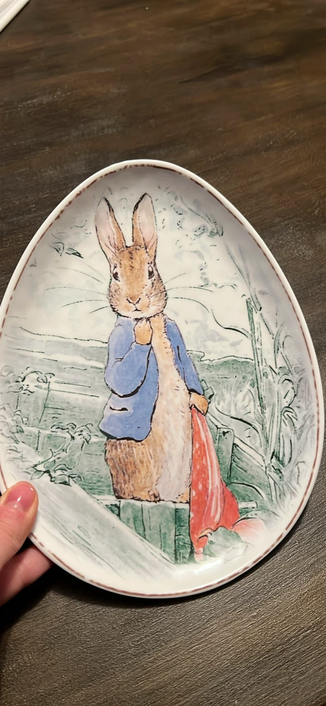Pottery Barn Kids Peter Rabbit Melamine Plate