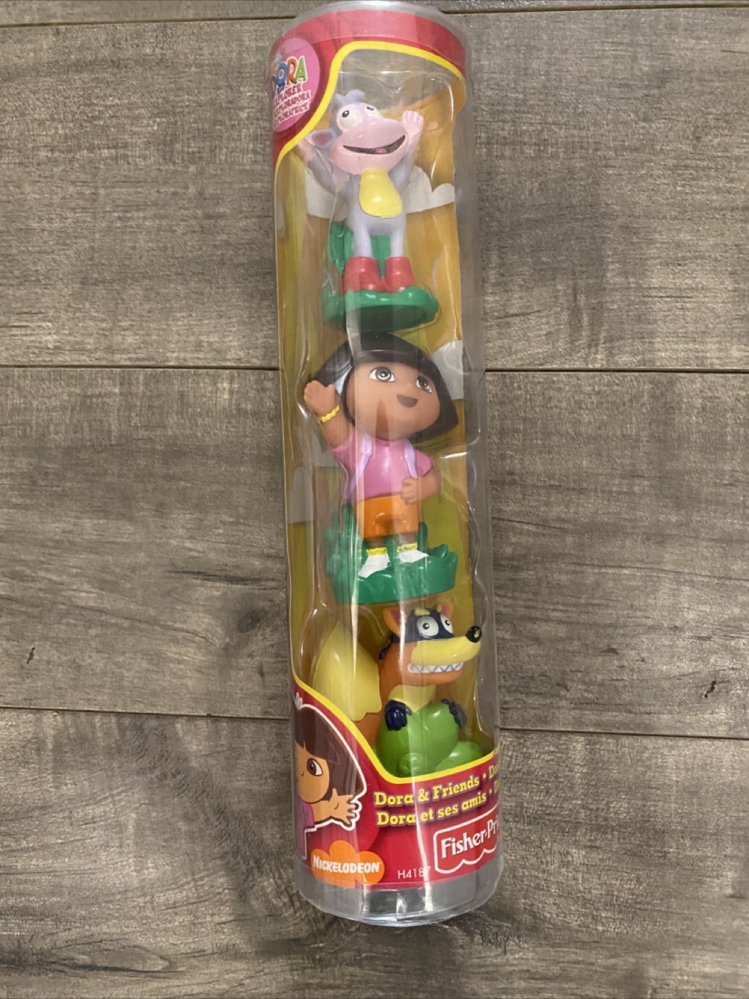 FISHER PRICE Little People Dora Swiper & Boots Vintage tube NEW