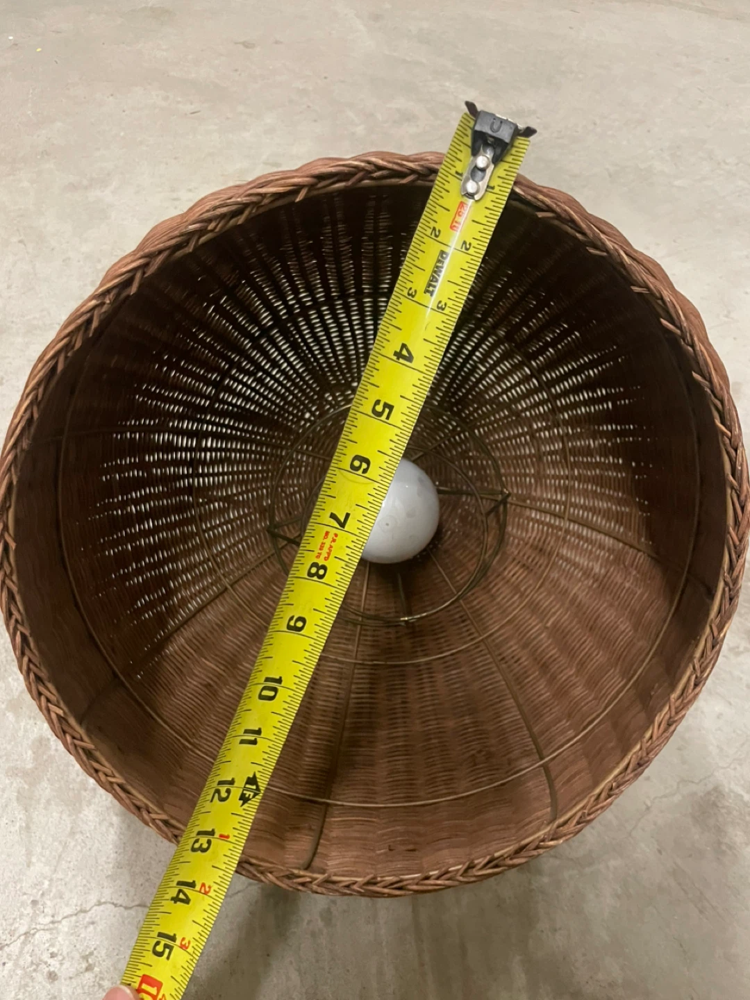 Woven Pendant Light Fixture