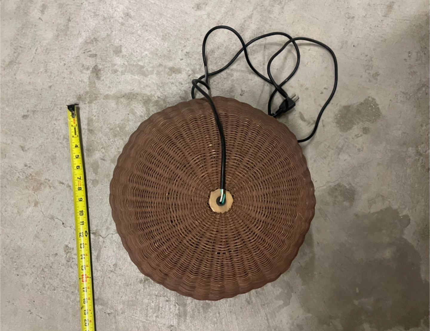 Woven Pendant Light Fixture - photo 2