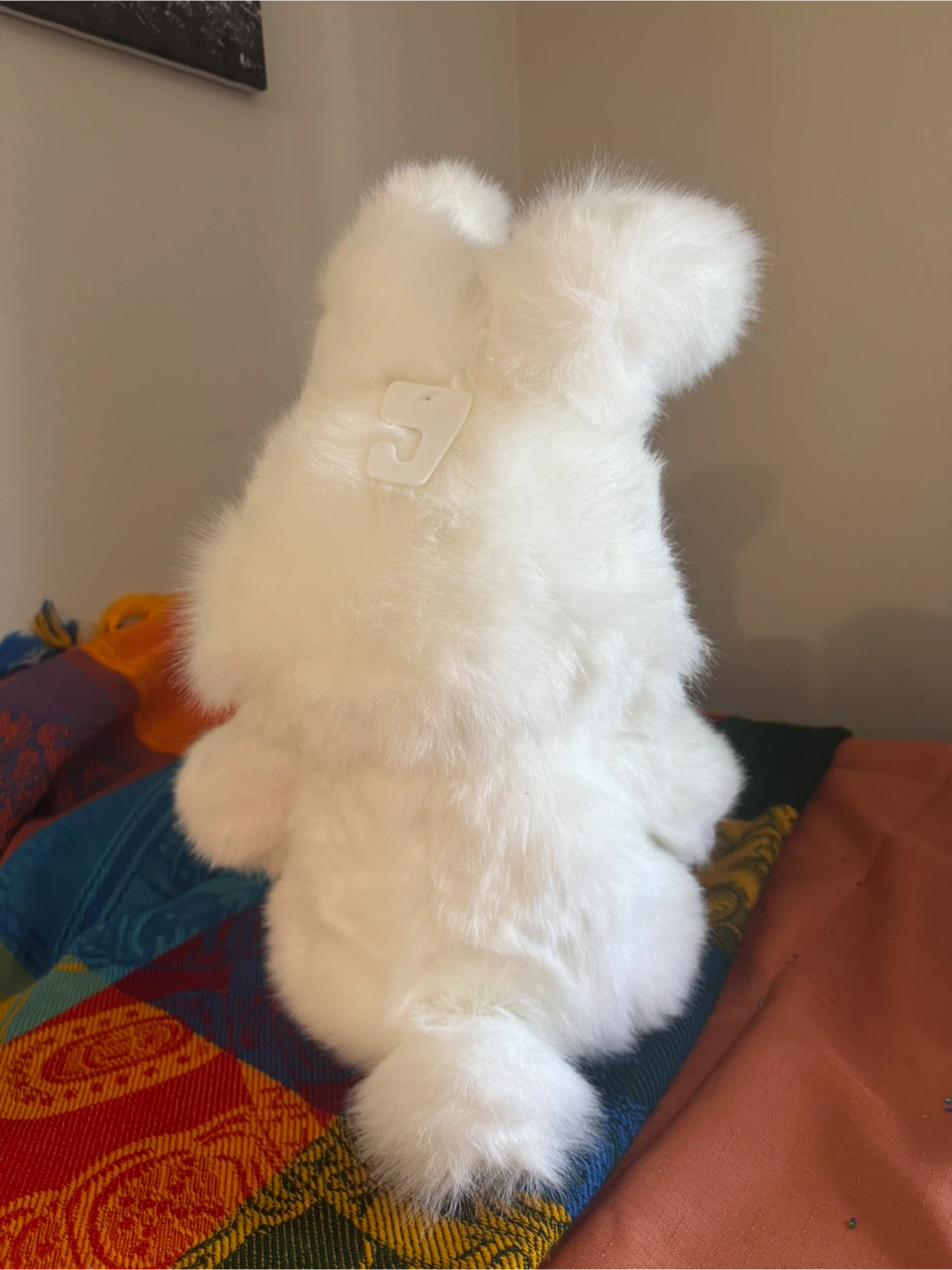 White Plush Bunnies $15 each - photo 3