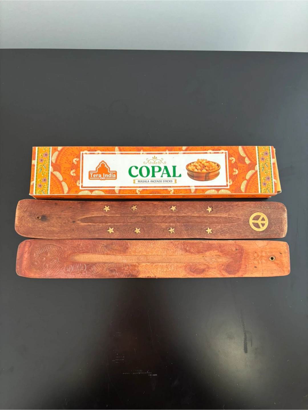 Copal Masala Incense Sticks with Wooden Holder