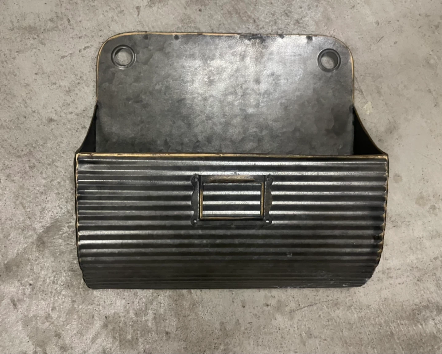 Galvanized Metal Wall Mail Sorter