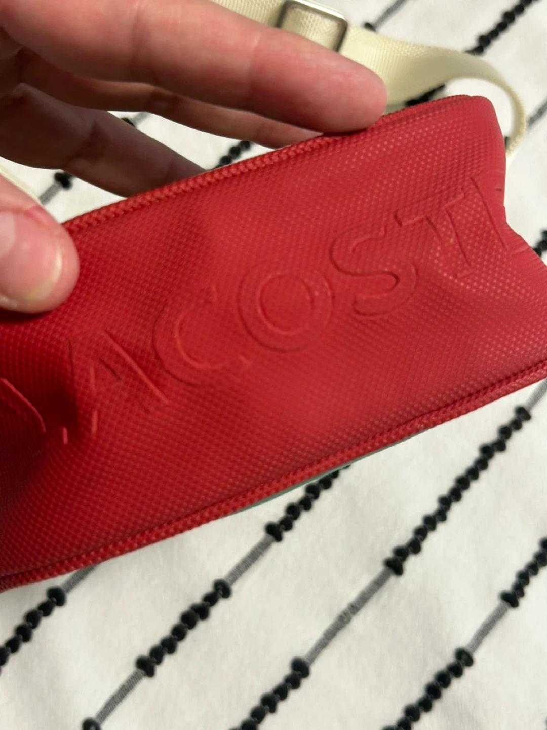 Lacoste Green and Red Crossbody Bag - photo 4