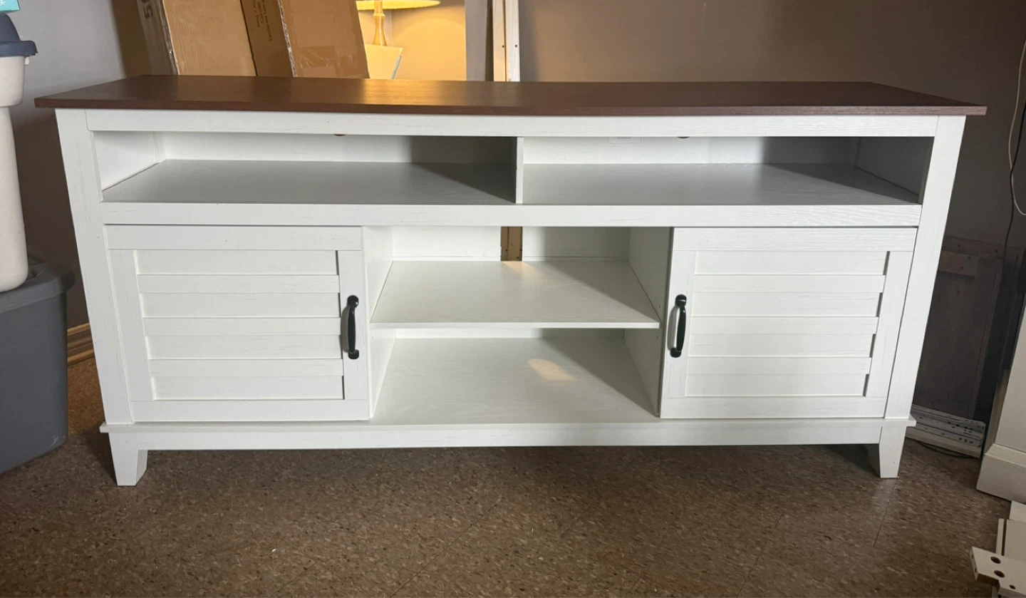 Brand new farmhouse style entertainment until 63" wide