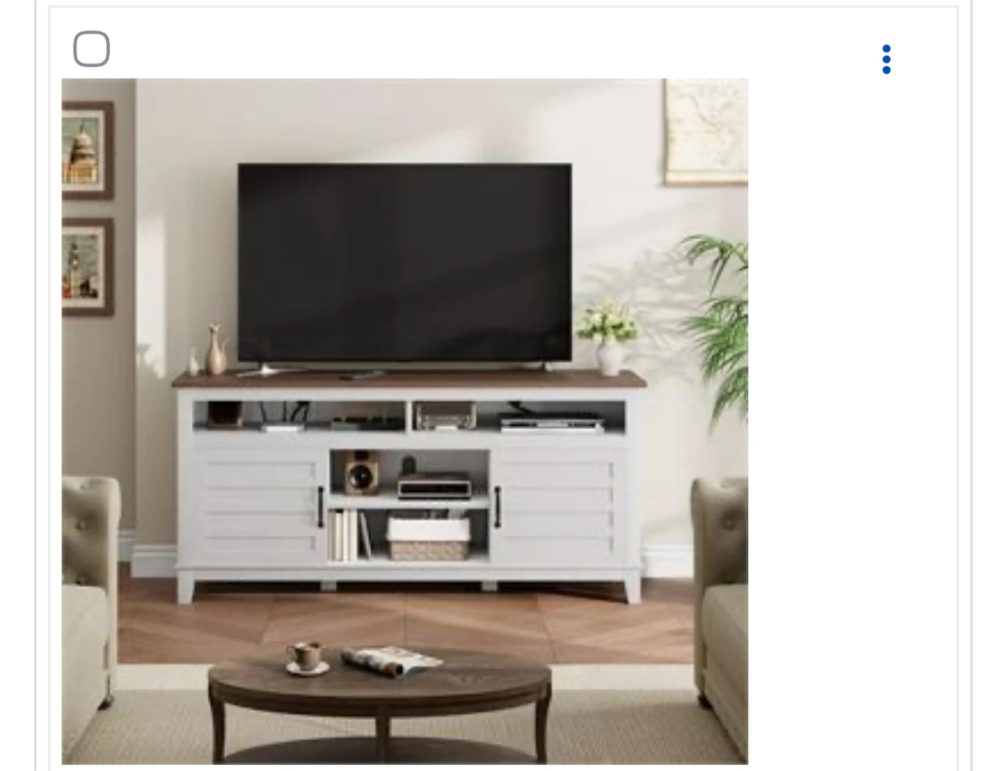 Brand new farmhouse style entertainment until 63" wide - photo 2