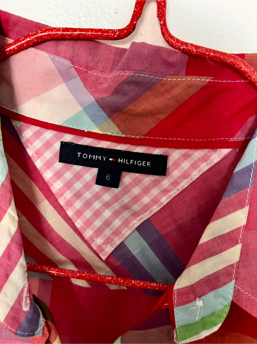Tommy Hilfiger Plaid Button-Up Shirt Size 6 - photo 4