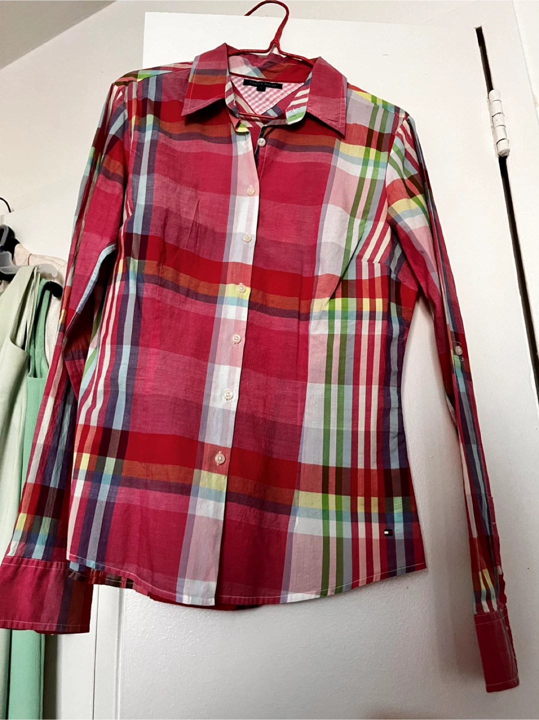 Tommy Hilfiger Plaid Button-Up Shirt Size 6 - photo 2