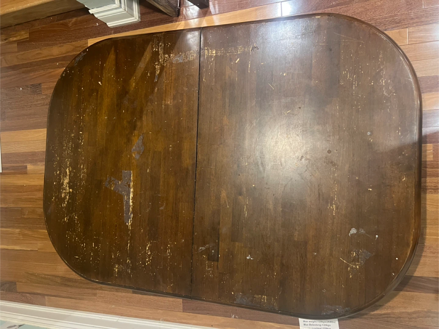 Drop Leaf Dining Table with Detachable Legs - photo 3