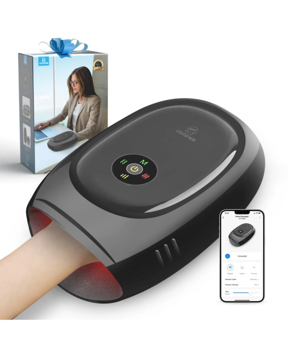 Comfier Hand Massager with Heat and App Control - photo 2
