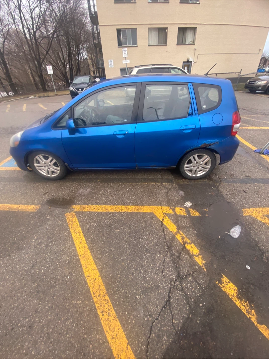 Blue Honda Fit - photo 3