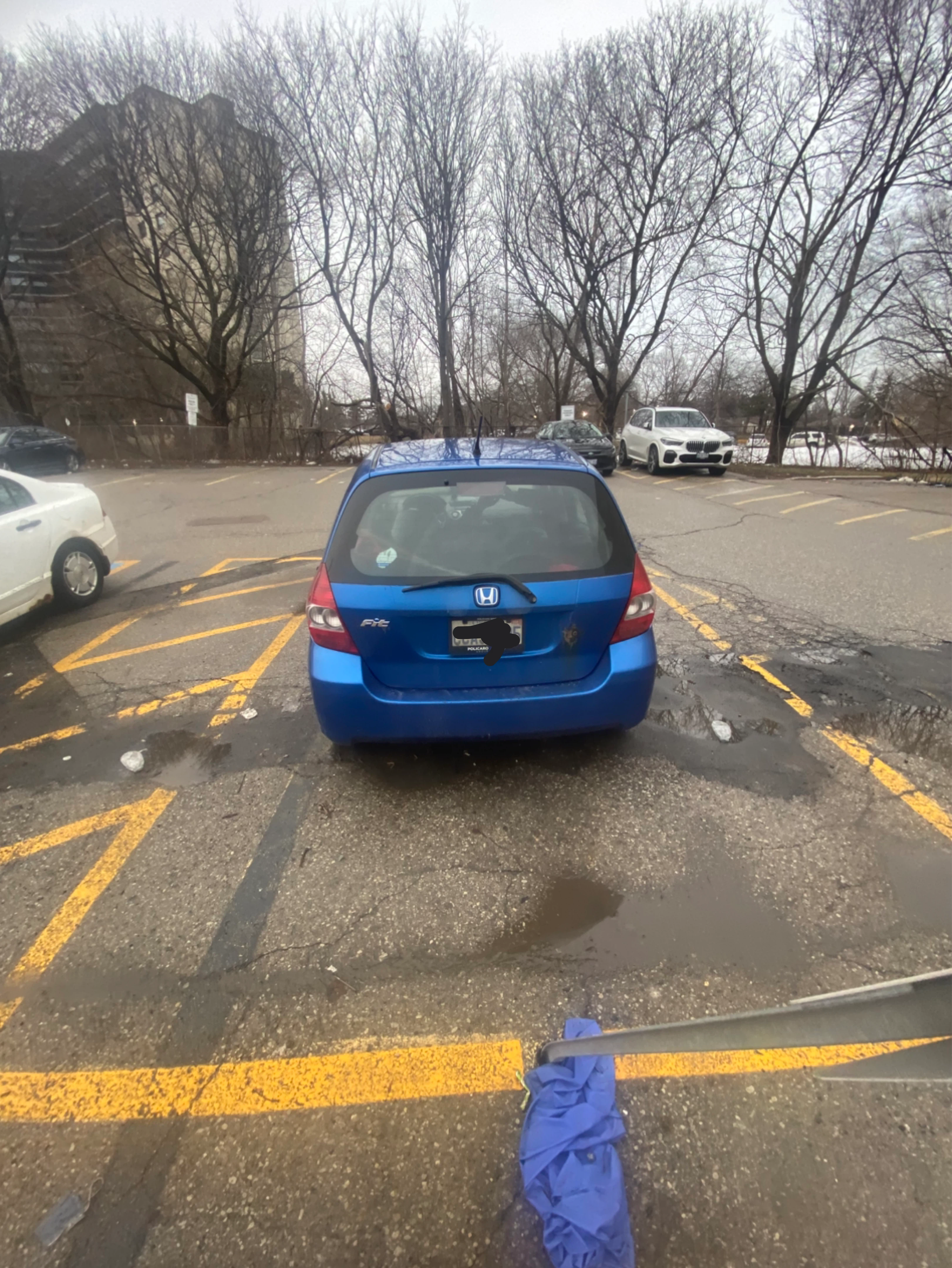 Blue Honda Fit - photo 2