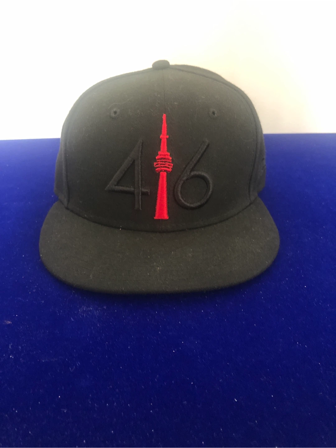 Black 416 CN Tower Snapback Hat