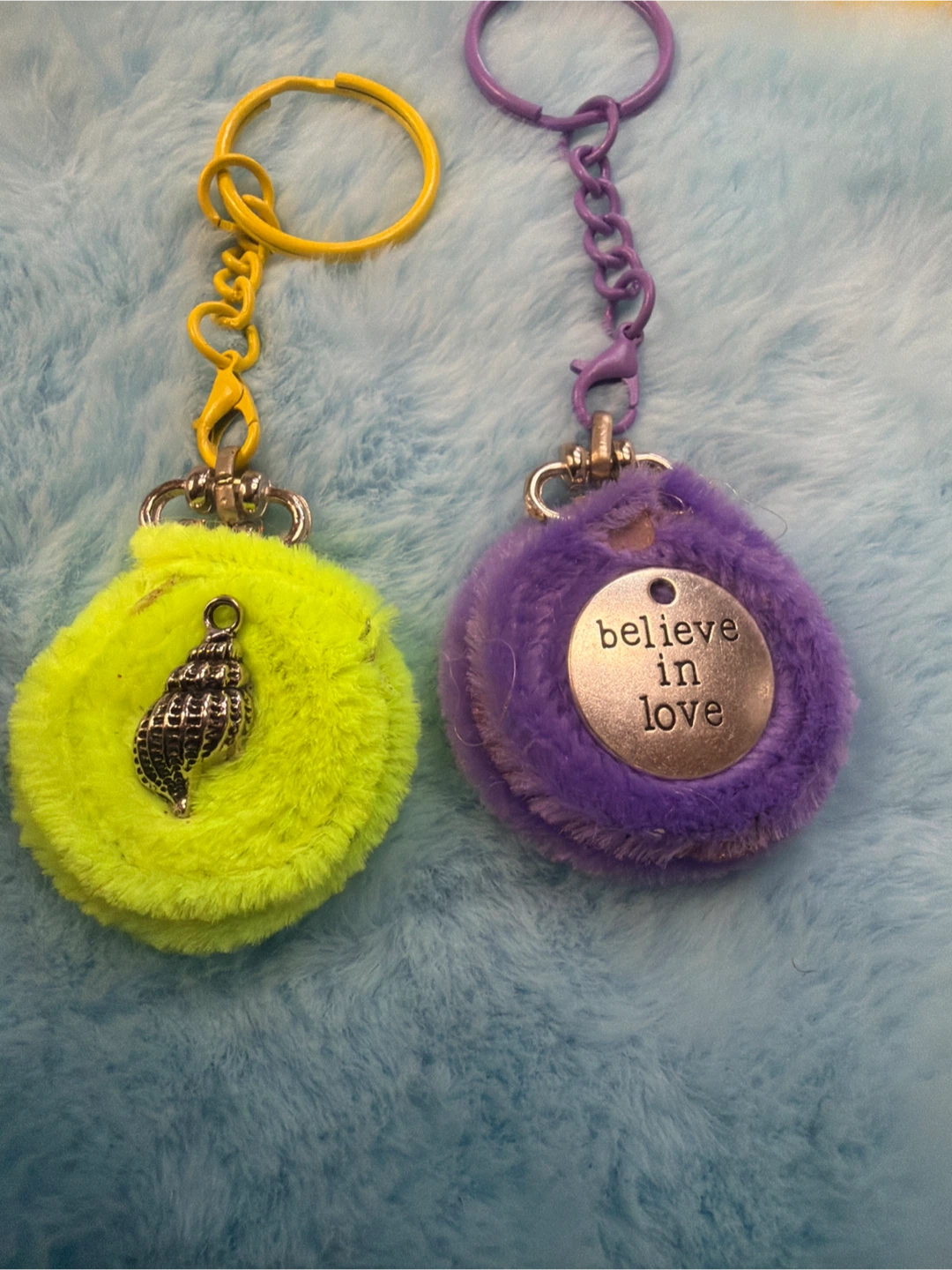 Fuzzy Charm Keychains - Various Designs - photo 4