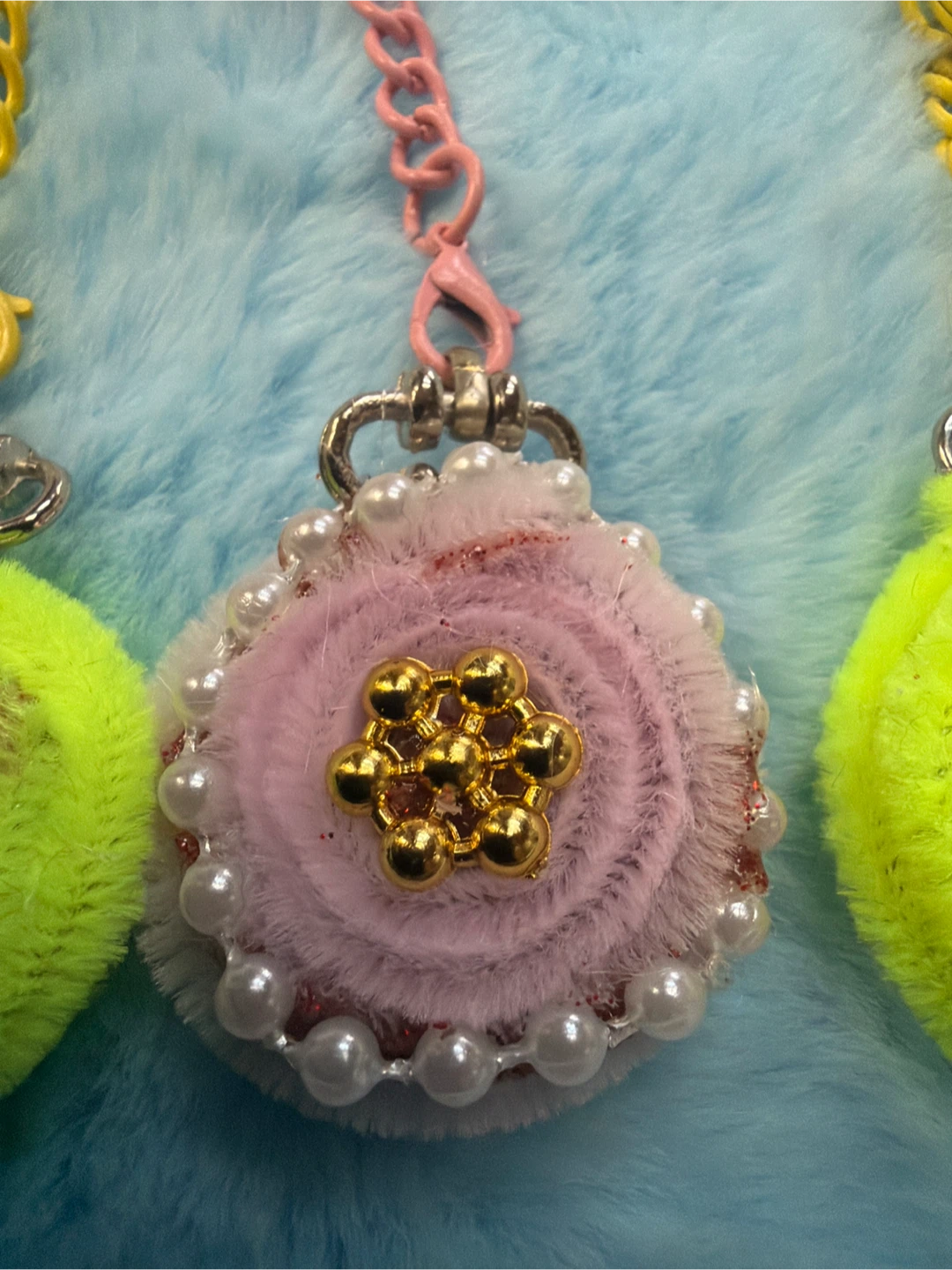 Fuzzy Charm Keychains - Various Designs - photo 5