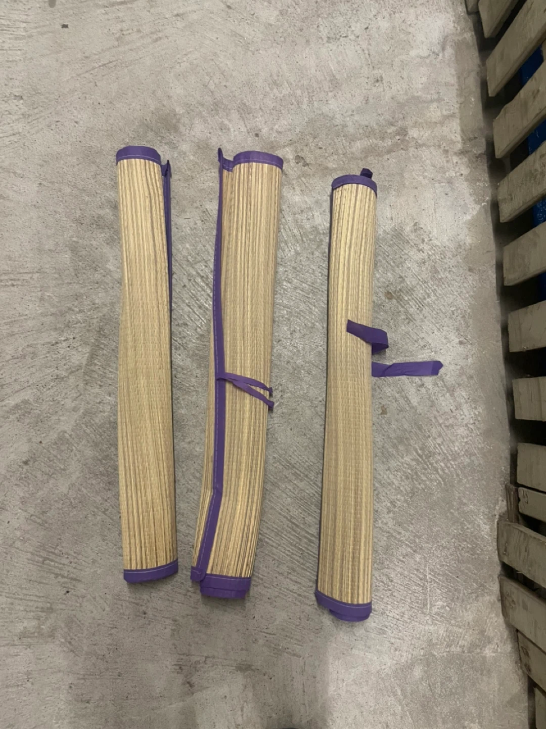 Woven Mat with Purple Trim - photo 2