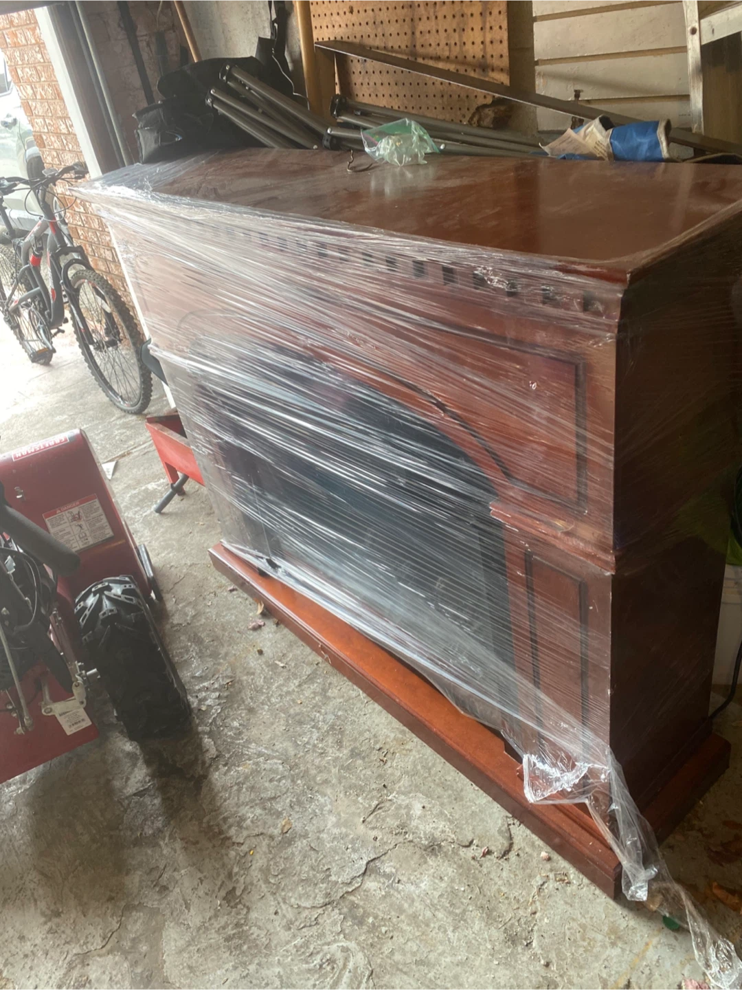 Wooden Fireplace Unit