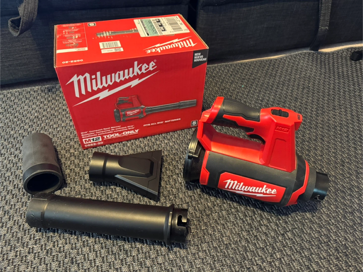Milwaukee M12 Compact Spot Blower 0852-20 Tool Only