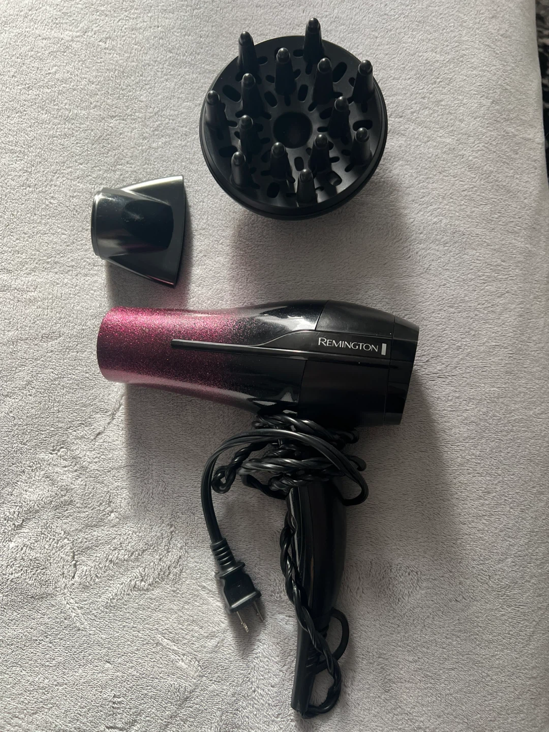 Remington Hair Dryer with Diffuser and Concentrator