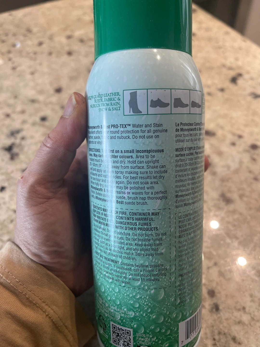 Money's Worth Best Pro-Tex Water + Stain Protector Spray 300g - photo 2