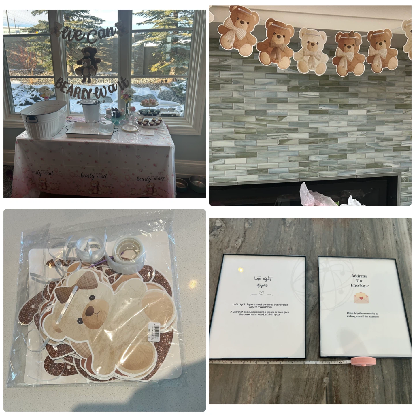Teddy Bear Baby Shower Party Decor Set - photo 3