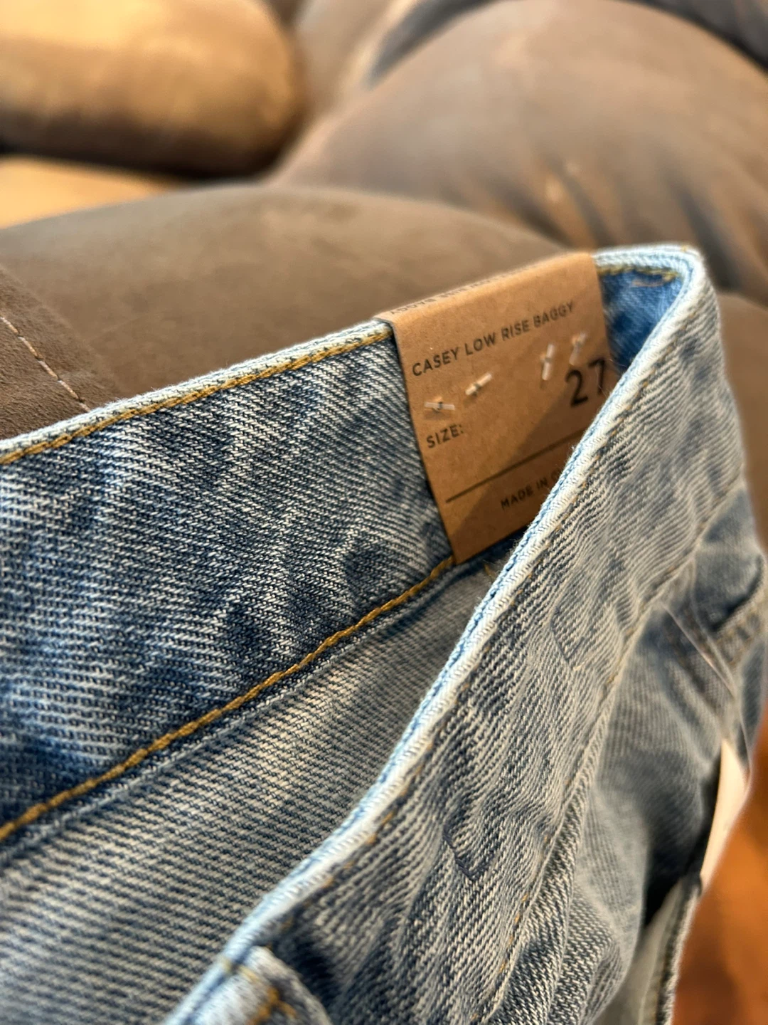 PacSun Casey Low Rise Baggy Jeans - Size 27 - photo 4