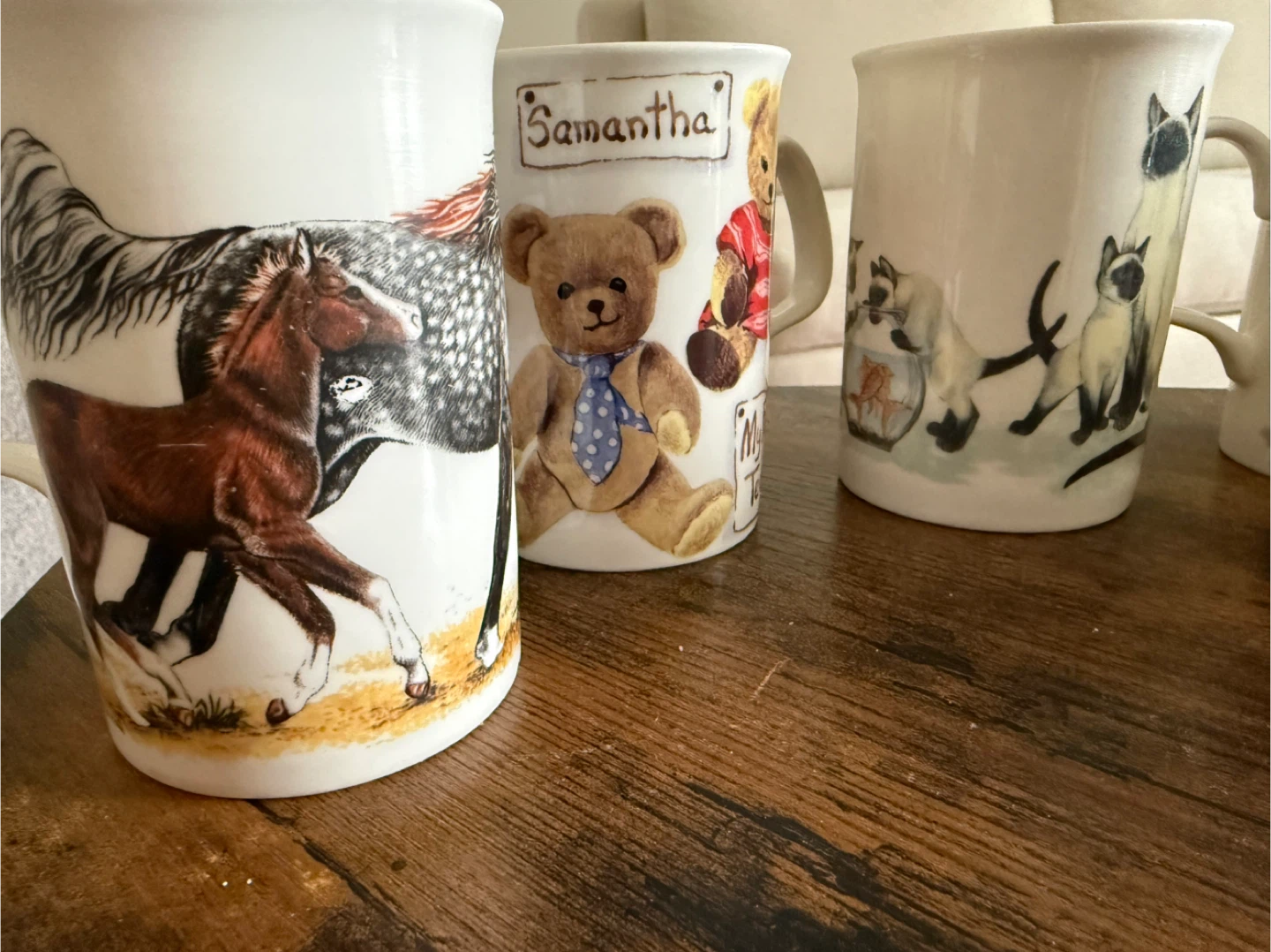Collection of Mugs with Animal and Fruit Designs - photo 2