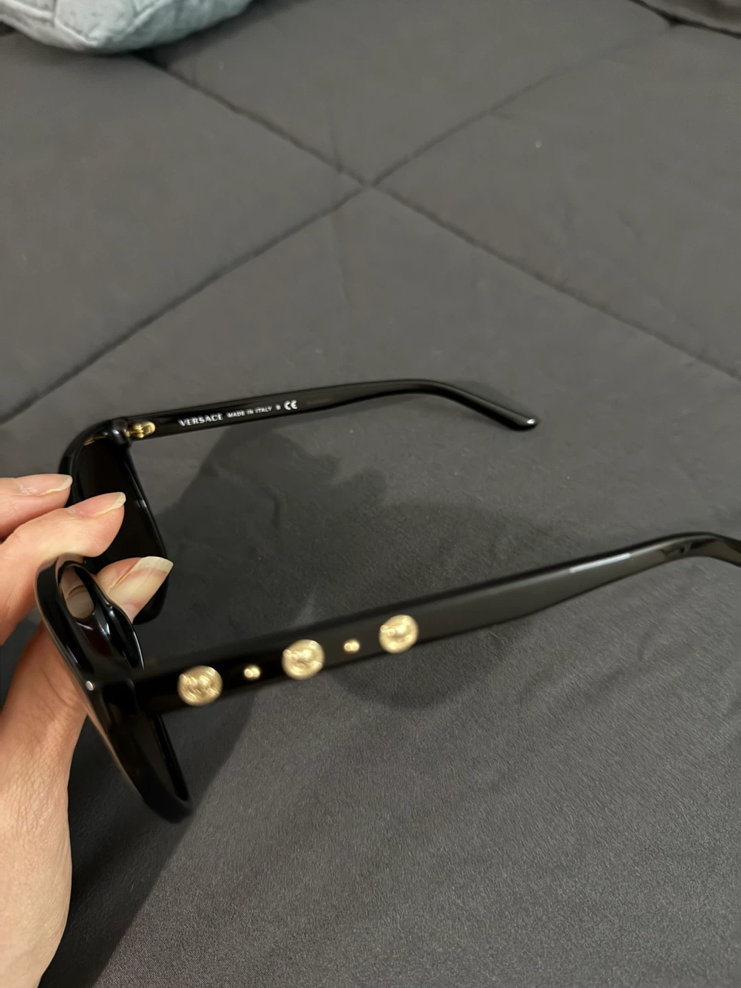Versace Black Cat-Eye Sunglasses - photo 5